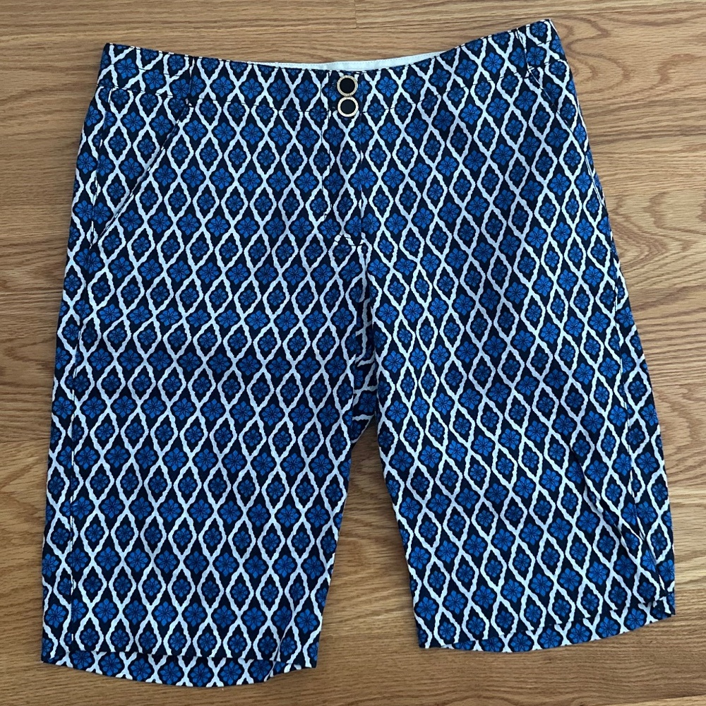 Tory Burch Linen Bermuda Short (6)